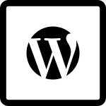 Wordpress Rounded Border SVG Icon